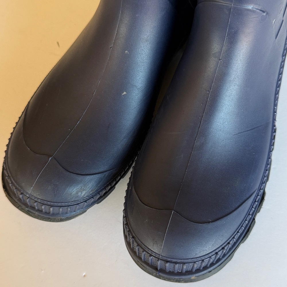 Kamik rain boots kids size 4 navy blue VGUC - Picture 3 of 6